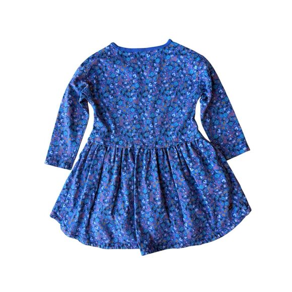 Tea Collection Long Sleeve Floral 100% Cotton Dress Size 2T Girls - Picture 2 of 5
